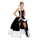 Costume dame de coeur deluxe en satin