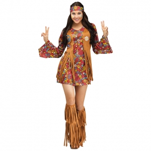 Costume Hippie avec jambi&egrave;res