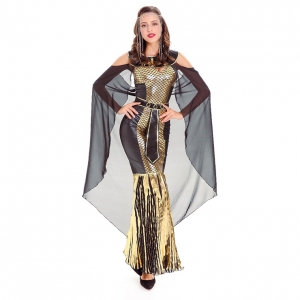 Costume Cl&eacute;op&acirc;tre avec cape en voile