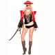 Costume pirate glamour
