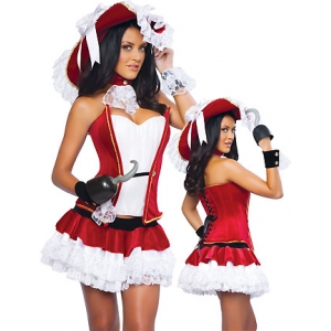 Costume capitaine crochet avec chapeau 