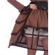Costume robe noire année folle