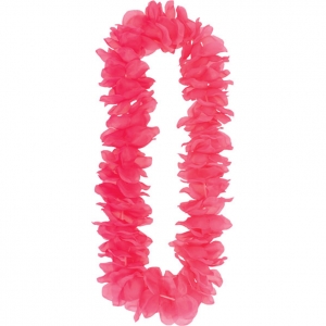 Collier de fleurs roses