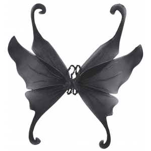 Ailes noires &agrave; paillettes 