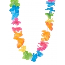 Collier de fleurs multicolores