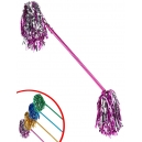 Pom Poms argent&eacute;s