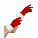 Gants longs rouges 