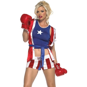 Costume la championne de boxe