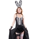 Costume lapin bunny noir