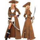 Costume pirate capitaine de luxe