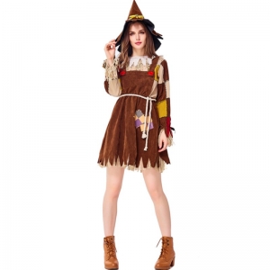 Costume l'&eacute;pouventail du magicien d'oz