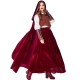 Costume petit chaperon rouge avec cape longue