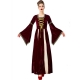 Costume Robe médiévale bordeaux