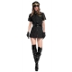Costume pilote de l'air noir