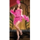 Costume charleston rose
