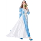 Costume Robe médiévale bleue et jaune