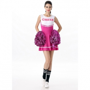 D&eacute;guisement pom-pom girl rose