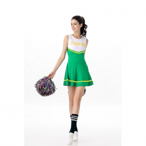 D&eacute;guisement pom-pom girl verte