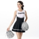 Déguisement pom-pom girl bleue