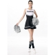 Déguisement pom-pom girl bleue