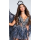 Costume Ange déchu gris