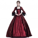 Costume Dame de la cour renaissance bleu