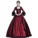Costume Dame de la cour renaissance bordeau