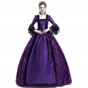 Costume Dame de la cour renaissance bordeau