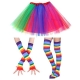 Accessoires année 80 arc en ciel
