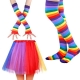 Accessoires année 80 arc en ciel