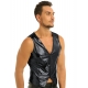 Déguisement Gilet Homme Disco brillant doré M à XL