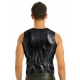 Déguisement Gilet Homme Disco brillant doré M à XL