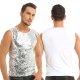 Déguisement Gilet Homme Disco brillant argenté M à XL