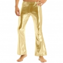 D&eacute;guisement Gilet Homme Disco paillettes dor&eacute;es M &agrave; 2XL