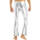 Déguisement Pantalon Homme patte d'éléphant Disco doré M à 2XL