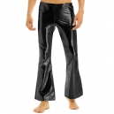 D&eacute;guisement Pantalon Homme patte d'&eacute;l&eacute;phant Disco argent&eacute; M &agrave; 2XL