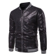 Déguisement Homme Disco veste zippée sequin violet S à 2XL