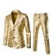Déguisement Gilet Homme Disco brillant doré M à XL