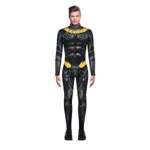 D&eacute;guisement Homme black Panthers jaune M &agrave; 2XL