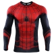 Déguisement Homme tee shirt spiderman manche longue S à 2XL