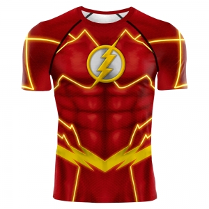 D&eacute;guisement Homme tee shirt flash manches courtes S &agrave; 2XL