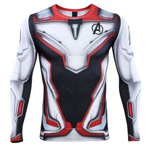 D&eacute;guisement Homme tee shirt Captain America manches longues S &agrave; 2XL