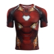Déguisement Homme tee shirt Captain America manches courtes S à 2XL