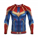 D&eacute;guisement Homme tee shirt Captain America manches longues S &agrave; 2XL