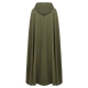Costume manteau capeline cape médiévale noir S & XL