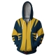 Sweat à capuche Wolverine X-men bleu et jaune