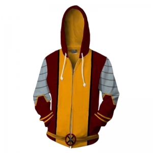 Sweat &agrave; capuche Cyclope X-men noir et marron