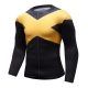 Sweat à capuche X-men bleu et jaune