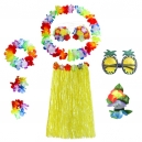 Costume ensemble hawai bleu pour femme