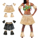 Costume ensemble hawai jaune pour femme